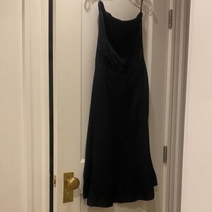 DKNY Strapless Black Dress